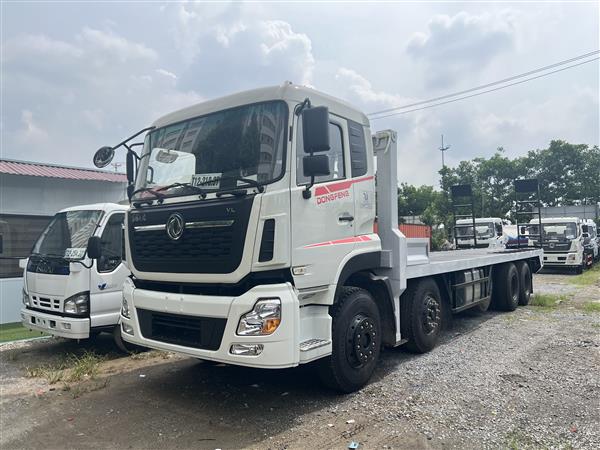 Xe Nâng Đầu Chở Máy Công Trình Dongfeng 5 Chân